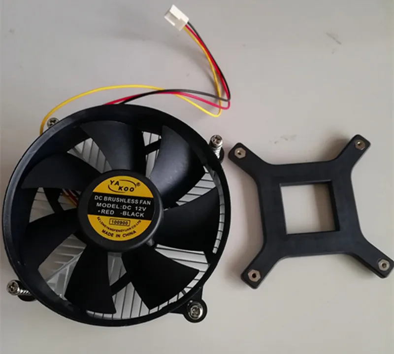 Aluminium Heat Sink Cooling Fan 50W 100W High Power Led Light 95*95*55mm