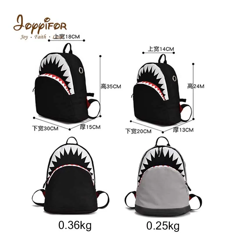 FGHGH крутая 3D модель Акула школьные сумки детские Mochilas Школьный рюкзак для детского сада Мальчики Девочки Дети Холст родителей Trave сумки