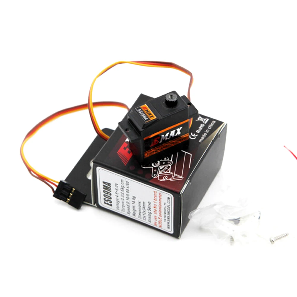 4 шт. EMAX ES09A ES09D ES09MA ES09MD Servo Dual Bearing Special Swash для Trex 450 RC вертолетов|Детали и аксессуары|