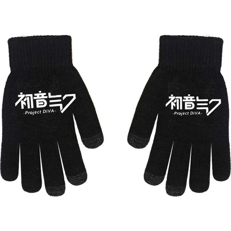 Аниме Fate/Zero косплей перчатки осень зима сохраняет тепло черный полный палец перчатки унисекс аксессуары ручной работы костюм для студентов