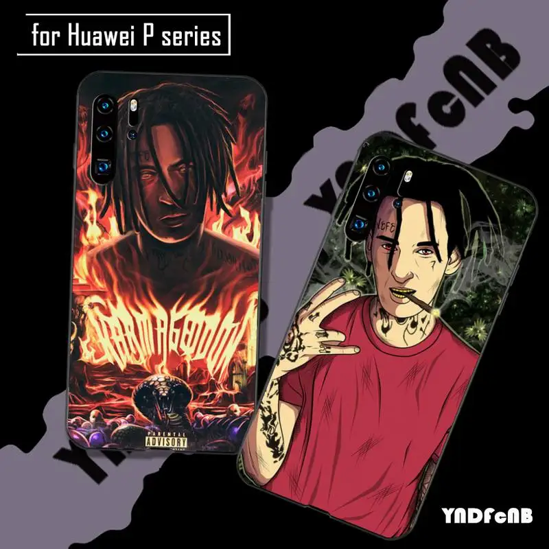 Силиконовый чехол для телефона Kizaru Rapper Россия Huawei P9 lite 2016 2017 P 10 P20 PRO P30 P40 smart 2019 |