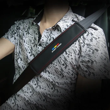 

2Pcs PU Leather Car Styling seat Belt Shoulder Pads Cover safty Cushion Protector Case For Honda Accord 10th 2018 Accessories