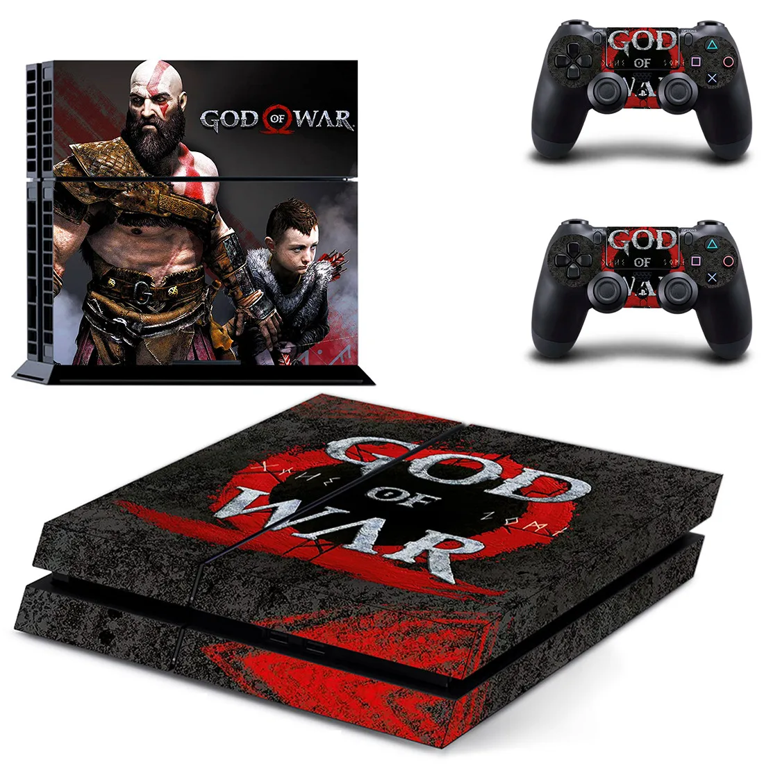 God of War PS4 наклейка s Play station 4 кожа наклейки для playstation 4 PS4 консоли и контроллера Скины Виниловые