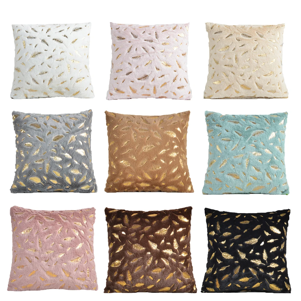 

Decorative Pillows Cushion Cover Soft Fur Feather Home Plush Pillow Case Throw Pillow Cover Seat Sofa Bed Decoration Pillowcases
