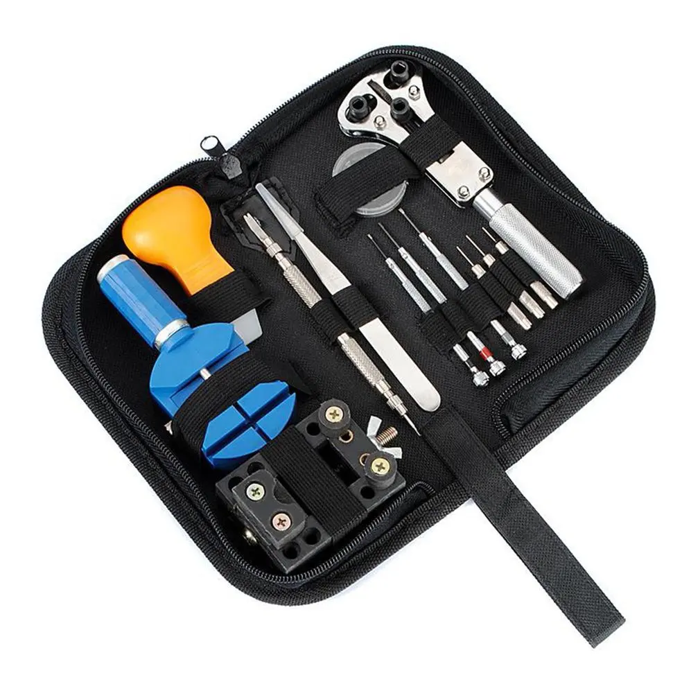 GENBOL 13pcs set Watch Repair Tool Kit Watch Clock Opener Remover Spring Bar Tool Set For 4