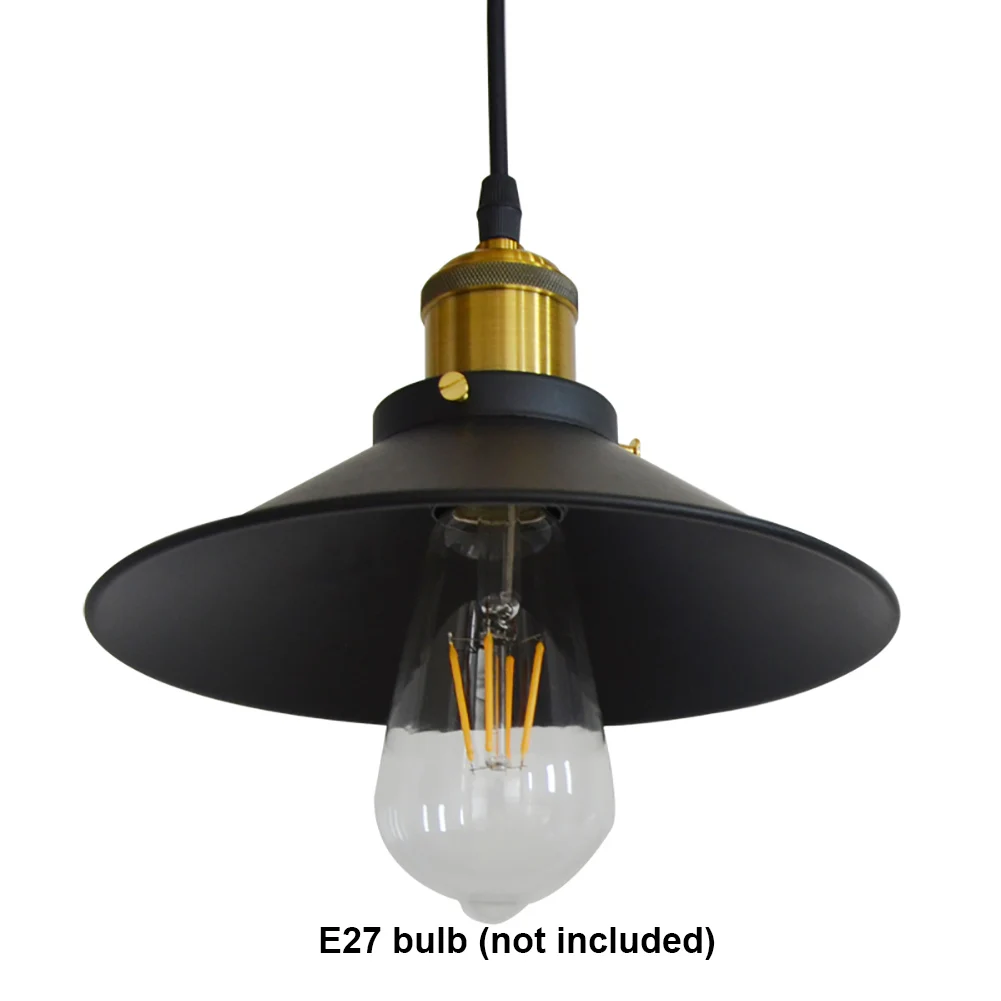 

E27 Vintage Hotel Industrial Metal Structure Home Pendant For Ceiling Light Lampshade Decorative Restaurant Cafe Hanging