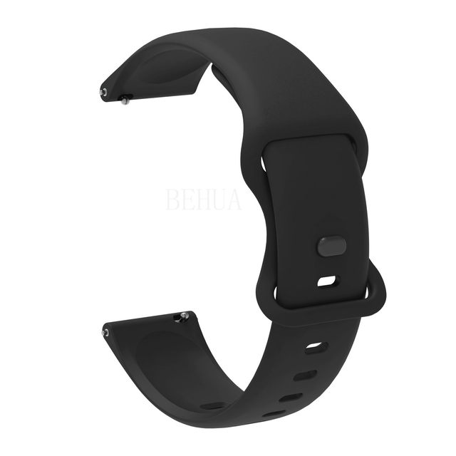 22mm Silicone WatchBand For Haylou RS3 LS04 / RT LS05S Strap Smart Wristband Bracelet For Haylou Solar LS02 Band WristStrap