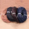 5 Meters/Lot 1-3mm 2022 New 4 Color Genuine Cow Leather Round Thong Cord DIY Bracelet Findings Rope String For Jewelry Making ► Photo 2/6