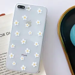 Мягкий чехол для телефона Daisy для iphone 11 Pro Max, прозрачный чехол для iphone X XR XS Max 8 7 6 6S Plus