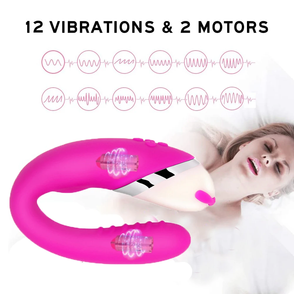 Adult Sex Toys For Woman USB Rechargable G Spot Vibrator Dildo Silicone Waterproof 12 Speed Vibrator Sex Products pic