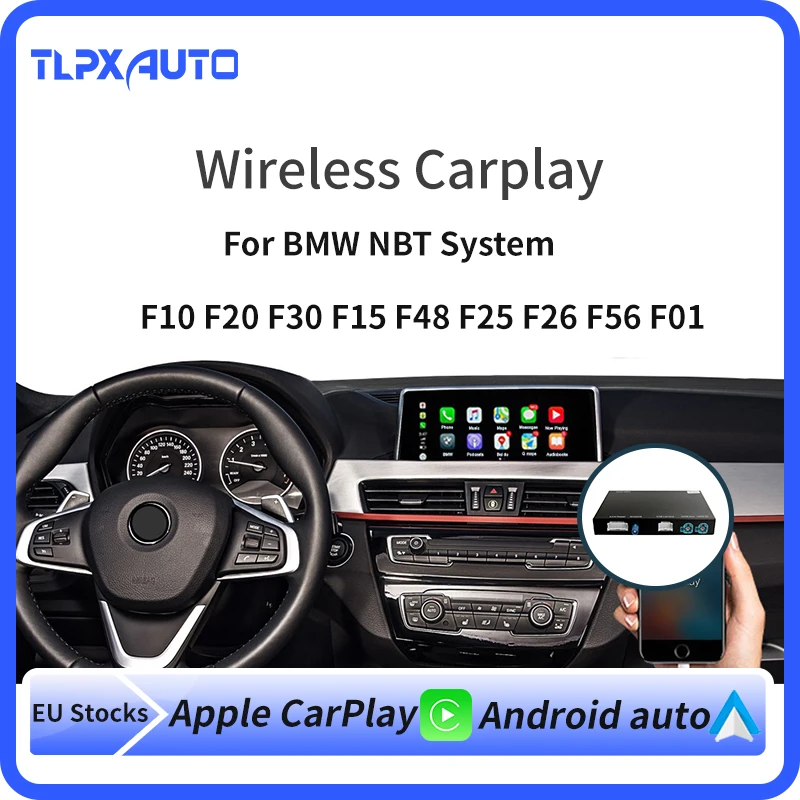 WIFI беспроводной Apple Carplay Android авто для BMW NBT 1 2 3 4 5 7 серии X3 X4 X5 X6 MINI F10 F15 F16 F30 F48 |