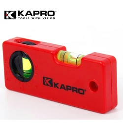 Kapro Pocket Mini Spirit – niveau à bulle rotatif Portable, outil de mesure de 10Cm, indicateur de menuiserie avec détecteur d'angle 