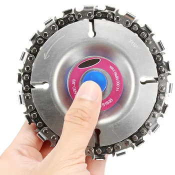 

Multi-function Woodworking Chain Plate 4 inch Grinder Disc 22 Tooth