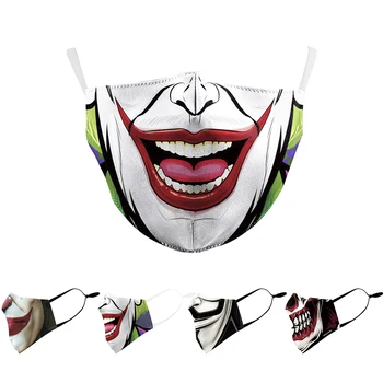 

Reusable Washable Face Mask With Filters Cotton Floral Prints Masks Face Unisex Dust-proof Mouth Cover Mask