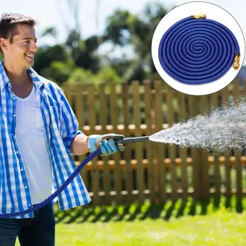 

Garden Hose Expandable Flexible Hose with No-Rust Brass Connectors Heavy Duty Strongest Garden Water Hose for All Watering Needs