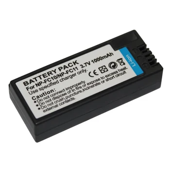 

100%Brand New NP-FC11 Battery Pack 3.7V 1000mAh NP-FC10 lithium rechargeable camera battery For Sony DCS-F77A DSC-V1 DCS-P9