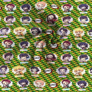 

50*140cm Cartoon Bullet Textured Liverpool Fabric Patchwork Fabric for Tissue Kids Home Textile for Sewing Quilting Doll,c10589