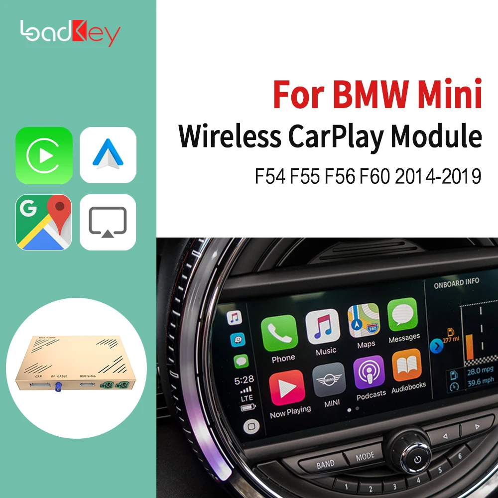 Loadkey & carlinkit decodificador sem fio carplay & android auto para