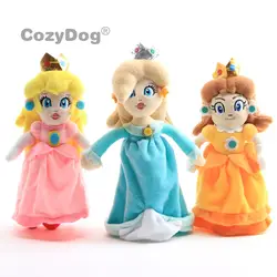 3 шт. Mario Princess Peach Daisy Rosalina плюшевые куклы игрушки 20 см большие размеры мультфильм плюшевые игрушки Аниме куклы дети девочка подарок на день