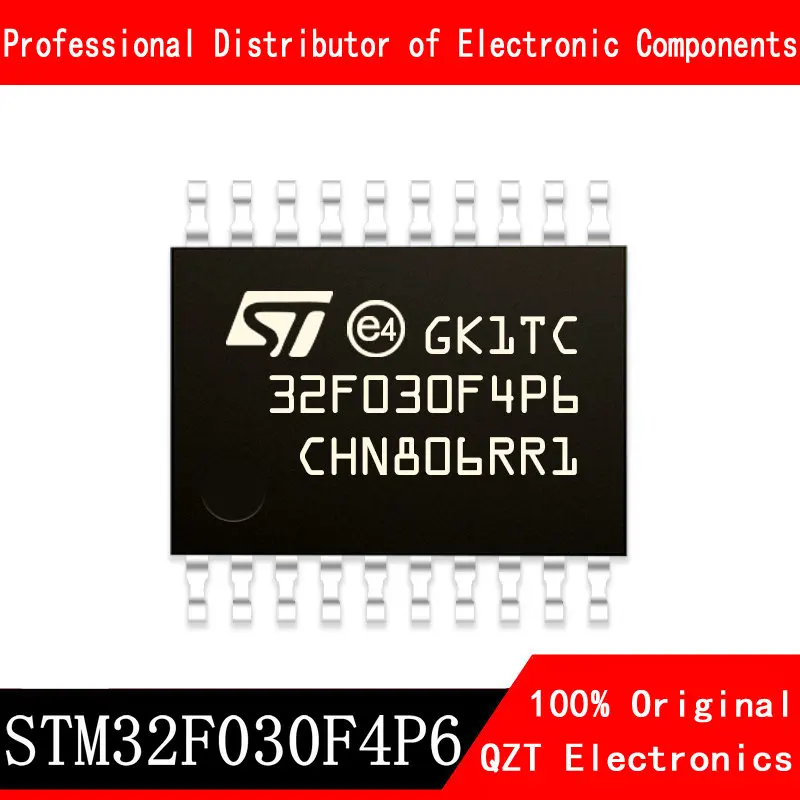 5pcs/lot new original STM32F030F4P6 STM32F030 TSSOP20 microcontroller MCU In Stock 20pcs smd stm32f030f4p6 microcontroller 32 bit cortex m0 tssop 20 original