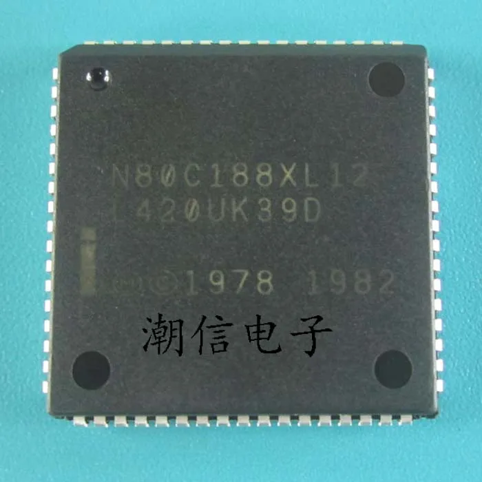 Бесплатная доставка new100 % N80C188XL12 PLCC-68
