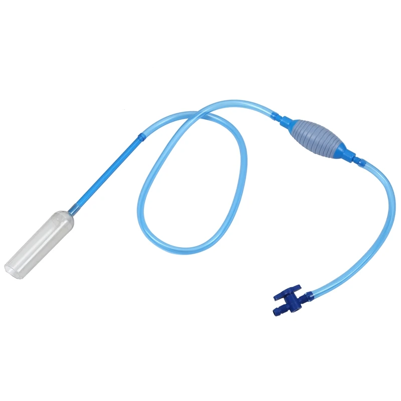 

Aquarium Switch Control Water Siphon Vacuum Pump, Blue