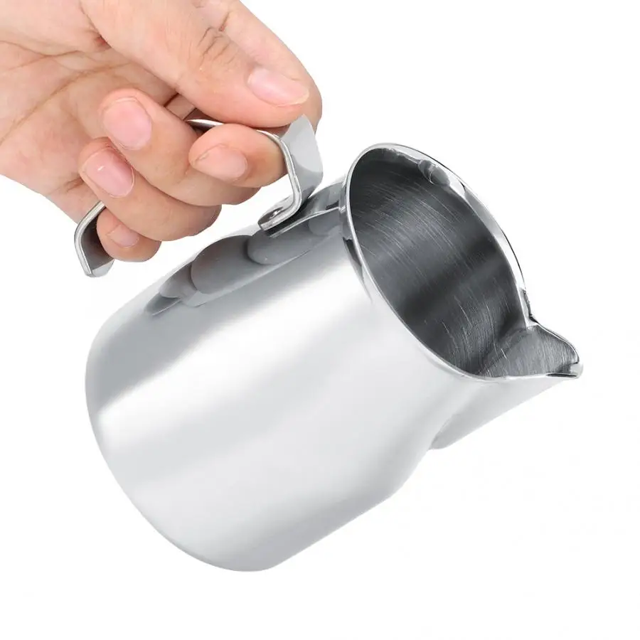 4 размера из нержавеющей стали кофейная насадка для взбивания молока чашка с/без