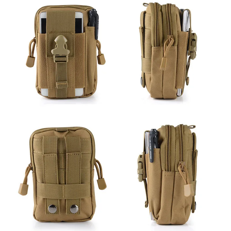 Tactical Molle Hunting Bag Waterproof Nylon Multifunction Casual Men EDC Tool Bag Small Bag Mobile Phone Case Waist Bag|Hunting Bags| - AliExpress