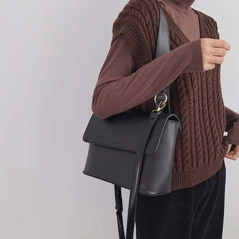 

Textured single shoulder ladies bag 2019 popular new wave Korean version of the wild net red bag fashion messenger bag