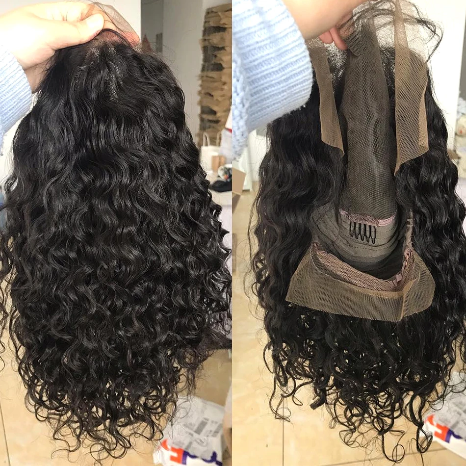 Cabelos Cacheados profundo 2X6 Rendas Profunda Peruca