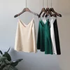 Crop Top Women Summer Camis Silk Satin Halter Top Women Camisole Style Sexy Sleeveless Vest Slim White Tops Roupas Femin 2022 ► Photo 2/6