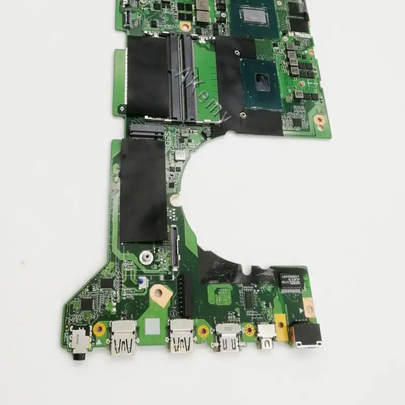  GL703VM DA0BKNMBAB0 w i7-7700HQ CPU w N17E-G1-A1 GPU for Asus GL703VM Laptop Motherboard System Boa