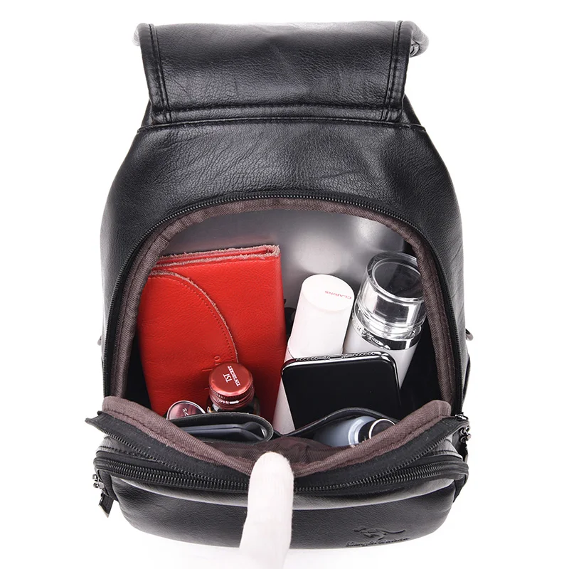 2019 классические женские кожаные рюкзаки для девочек женский рюкзак дорожный