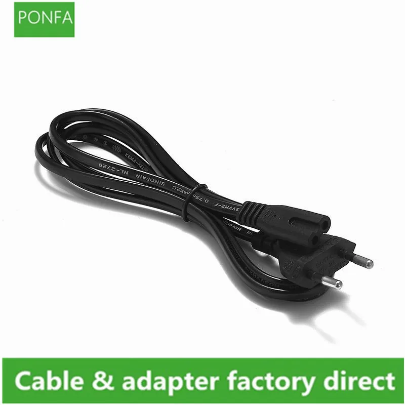 2 Pin Prong Cavo Ue Cavo Di Alimentazione Cavo Console Cavo C7 Figura 8 Cavo Di Alimentazione Per Alimentatore Samsung Xbox Laptop Ps4