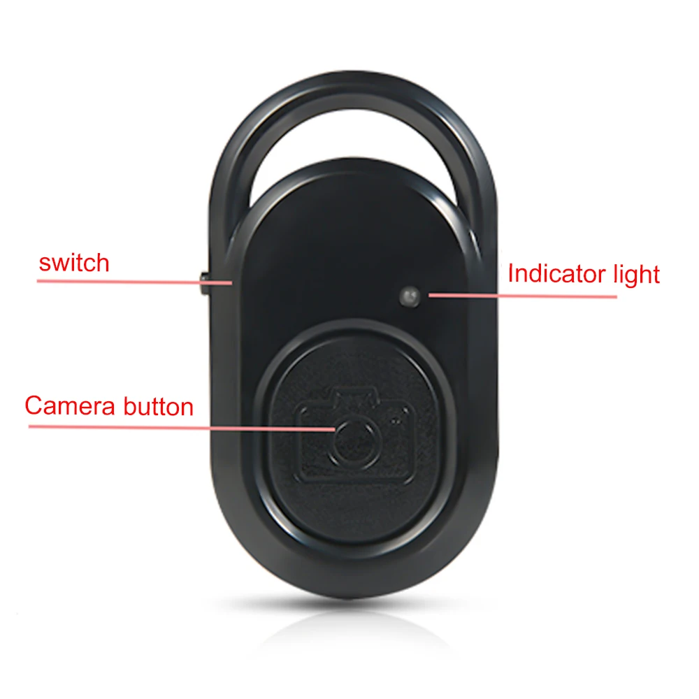 Черный ABS Bluetooth Мобильный затвор Автоспуск портативный креативный DIY Красота вспышка светодиодный для IOS и Android пульт дистанционного управления беспроводной