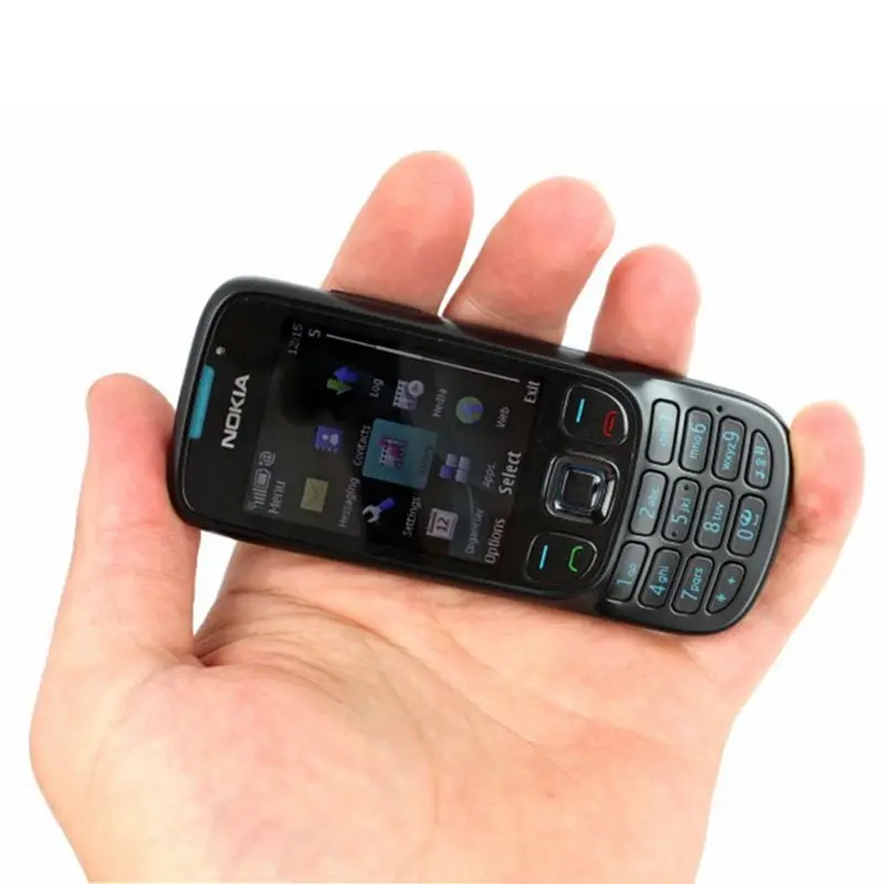 Nokia 6303 классический 6303C FM GSM мобильный телефон Поддержка Русская клавиатура разблокированный мобильный телефон