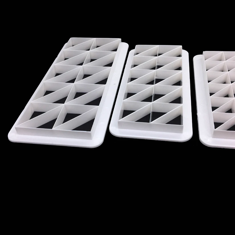 3 teile/satz Geometrische Figur Kunststoff Kuchen Dekorieren Cutter Keks Schneider Sechseck Form Fondant Kuchen Form Werkzeuge – Detail 11