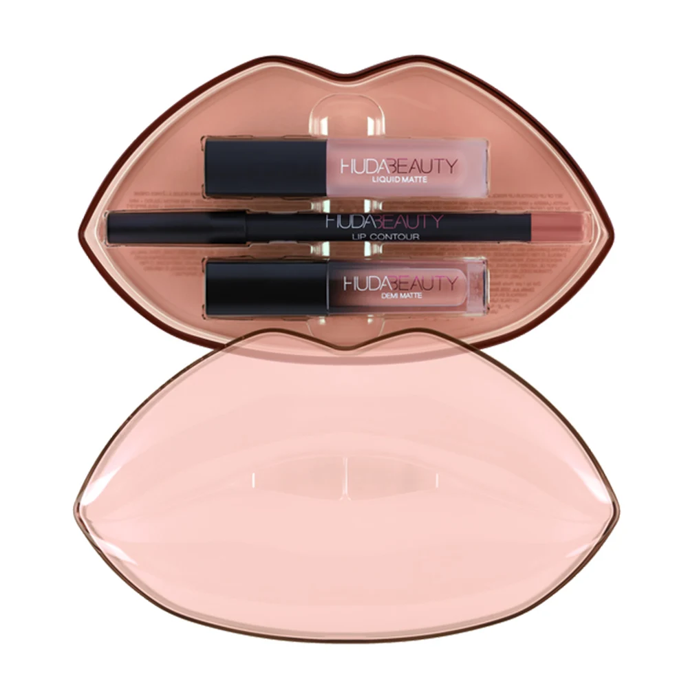 Huda beauty, стробоскоп для губ, 4 стиля, жидкая матовая помада, супер носимая, идеальный контур для губ, идеальный подарок для губной помады