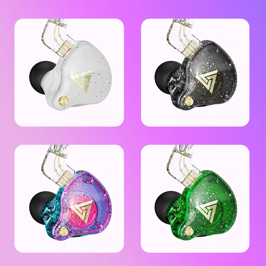 QKZ AK6 Pro Detachable Wired Headphones with Microphone Copper