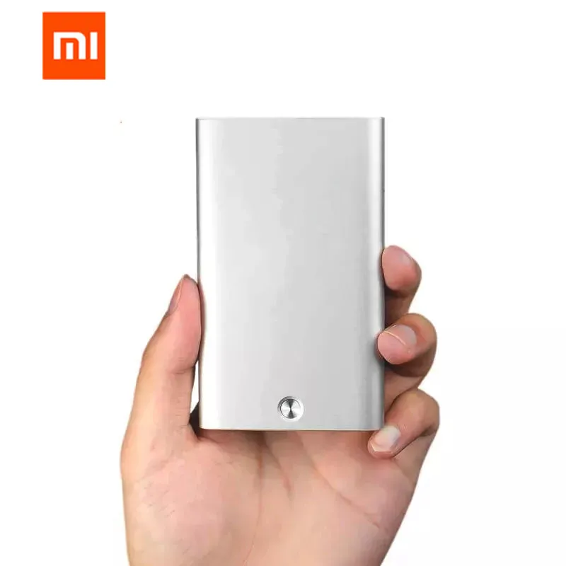 Xiaomi Mijia MIIIW автоматический всплывающий мужской бизнес-держатель для карт тонкий алюминиевый футляр для карт памяти Кредитная карта ID карта хранение Хранитель - Цвет: Silver