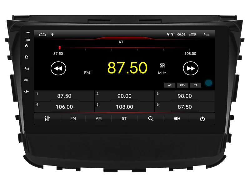 AVGOTOP Android 9 Bluetooth GPS Автомобильный радиоприёмник dvd-плеер Для SSANGYONG REXTON