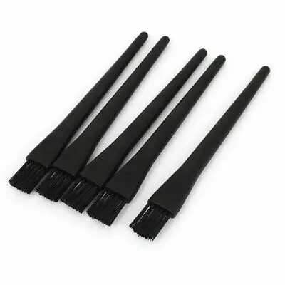 

5 Pcs Black Plastic Handle PCB ESD Anti Static Dust Cleaning Brush