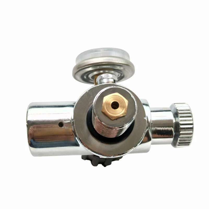 Scuba Diving Valve Air Filling Station Refill Adapter with 36mm 400 Bar, 6000 Psi Pressure Gauge 60cm High Pressure Hose M18X1.5