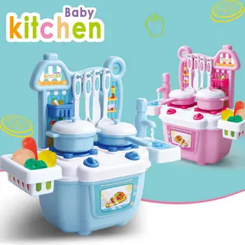 

Multi-function Simulation Kitchen Can Be Water Ware Kitchenware Play House Puzzle Toy pretend play house toys for xmas gifts