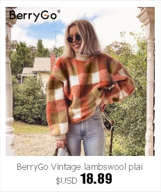 BerryGo Зимняя Толстая теплая клетчатая парка для женщин, повседневные женские парки больших размеров, пальто в винтажном стиле на шнуровке с карманами, женское короткое Стеганое пальто