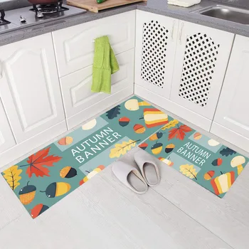 

Kitchen Oil Absorption Floor Mat Household Bathroom Entrance Water Antiskid Floor Long Mat Bedroom Door Mat Modern Kitchen Mat