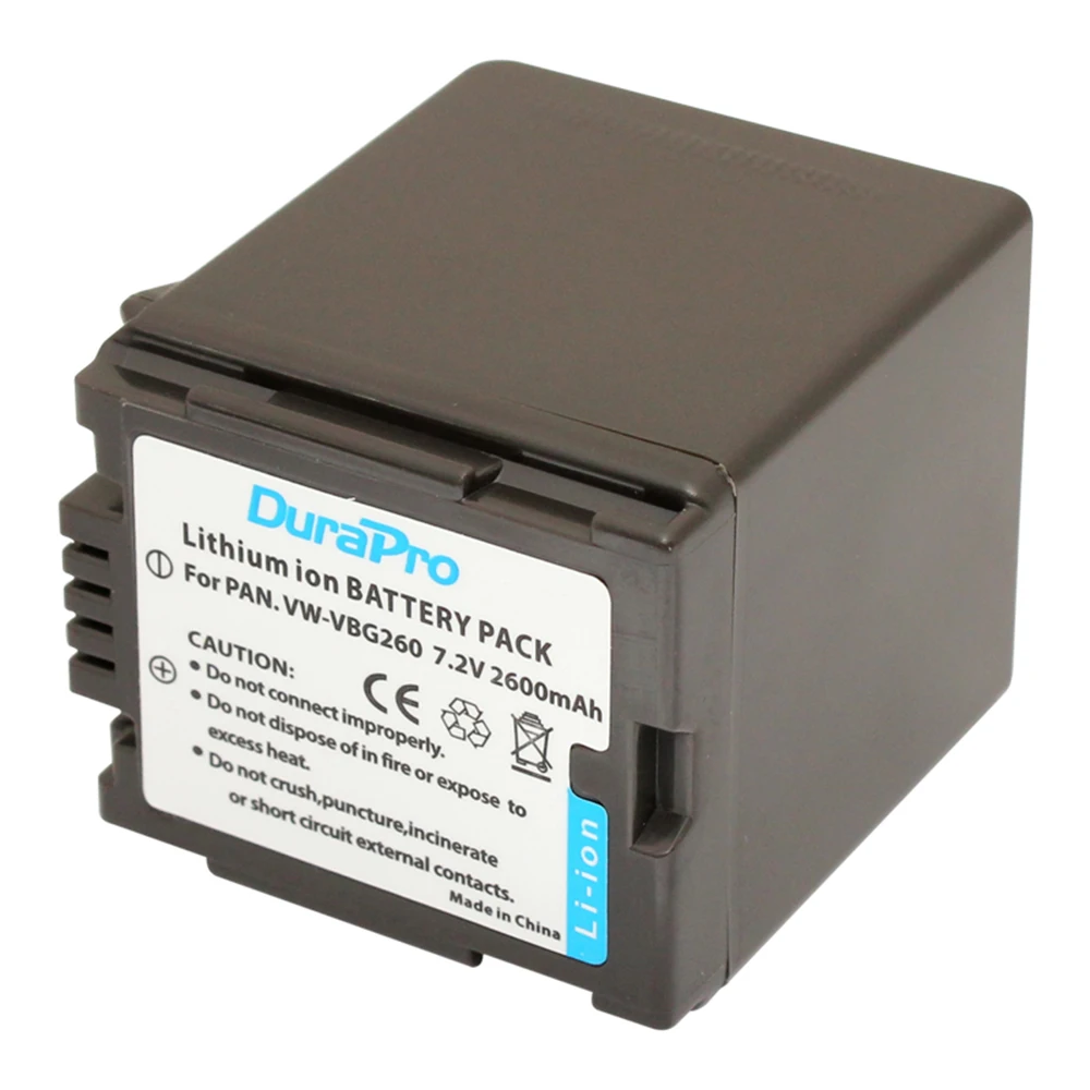 Аккумулятор VW-VBG260 VBG260 VBG130 для Panasonic AG-AF100 AG-HMC150 HDC-HS300 700 HDC-SD700 T750 HDC-TM300 SDR-H80 |