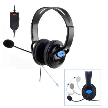 

3.5mm Audio Wired gaming Headset Headphone Earphone Steoro Microphone for PlayStation 4 PS4 Gaming PC Chat For iPad MP3 MP4