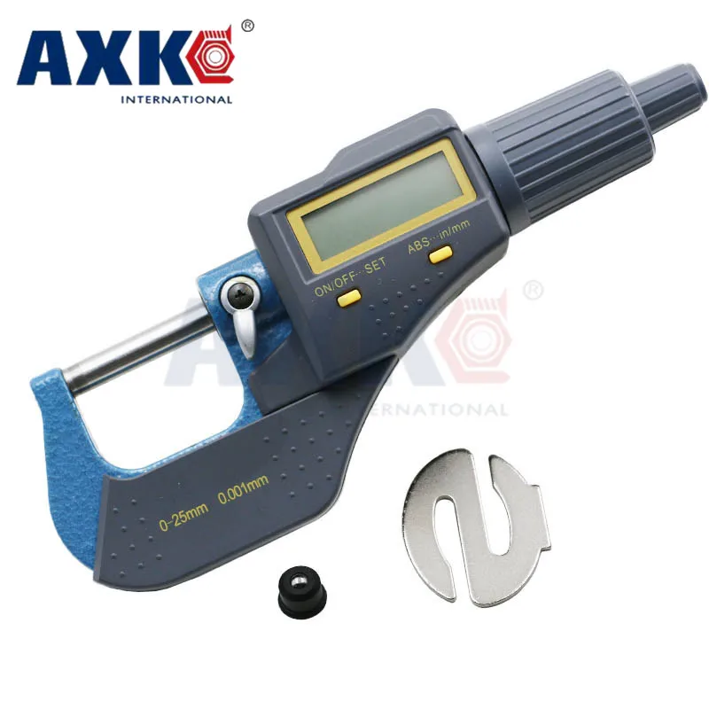 

0-25mm digital micrometer electronic micrometer 0.001mm micron outside micrometer caliper gauge measuring tools DT118