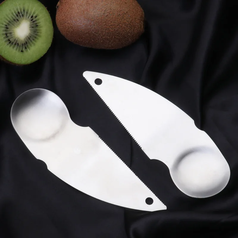 

304 Food Grade Stainless Steel Kiwi Easy Peeling Knife Knife Fruit Pulp Spoon Kitchen Accessories Kitchen Tools
